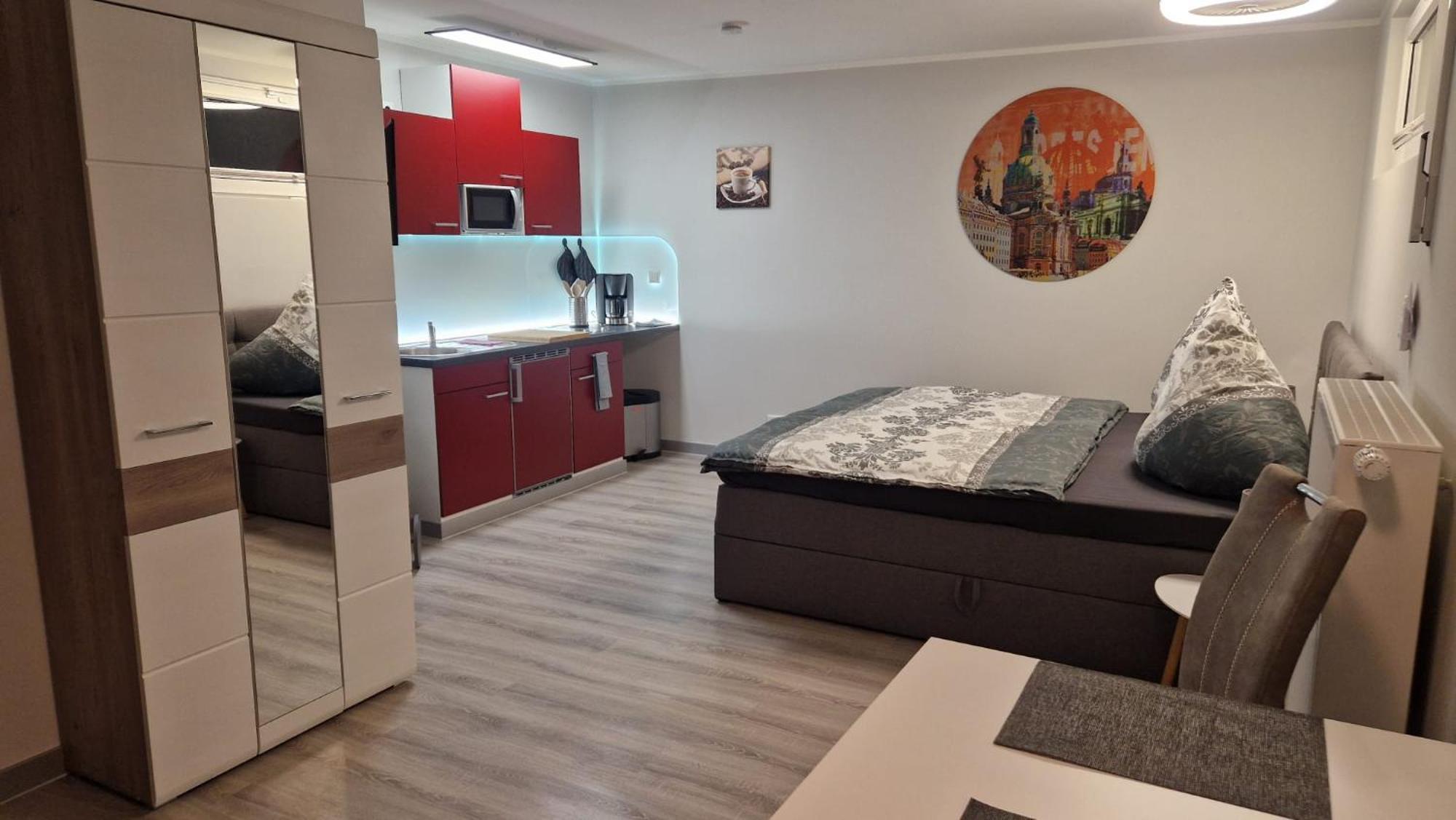 Ferienwohnung Oder Studio Dresden-Neustadt Inkl Parkplatz Mit Balkon Oder Terrasse Cameră foto